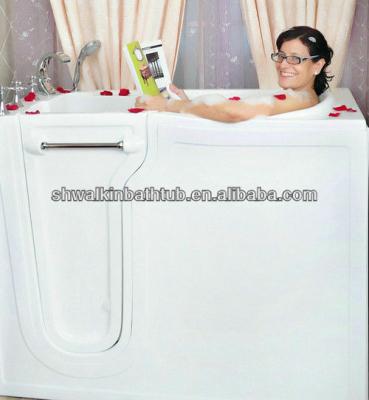 China Small Freestanding Soaking Tub For Disabled And Elderly Self Cleaning Walk In Tub for sale