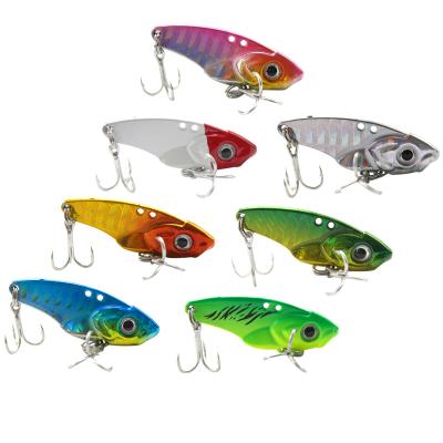 China Hot Sales 5g 7g 10g 15g 20g Mini Vib Spoon Fishing Lure Metal Hard Spinner Pin Sinking Crank Bait Vibration Fishing Lure for sale