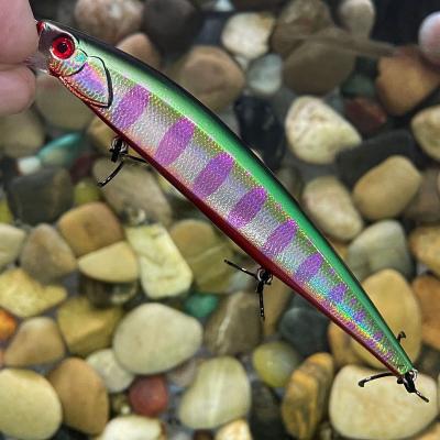 China ABS Wholesale Fishing Lures 130mm 22.5g Water Floating Minnow Bait Hard Plastic Long Throw Saltwater Bait for sale