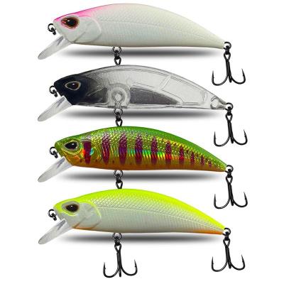 China ABS Wholesale 45mm/4.3g 50mm/5g Artificial Hard Fishing Lures Sinking Minnow Baits Realistic ABS Plastic Swimbait 3D Eyes for sale