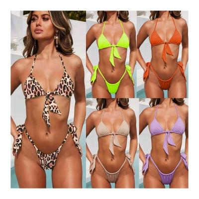 China Guaranteed Unique Sexy Luxury Bikini 2022 Quality Woman Bikini Beach Wear Printing Antibacterial for sale