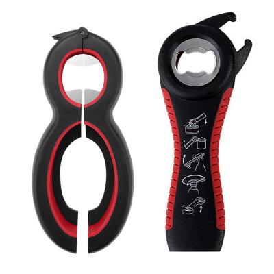 China ArtSample Multifunctional Viable Custom Metal Stainless Steel Manual Can Wine Beer Can Bottle Opener Set for sale