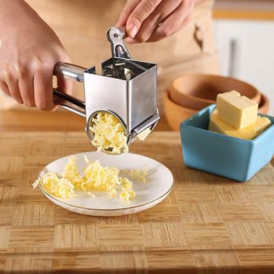 China ArtSample Sustainable Professional High Quality Stainless Steel Rotary Cheese Grater for sale