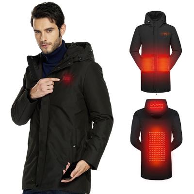 China Whoselease Breathable Three Temperature Controls Machine Washable Battery Down Jacket for sale