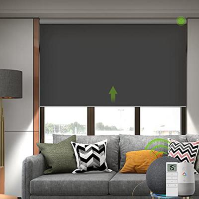 China Motorized blinds shape Google style home use wifi control automation smart window curtain roller shades motorized rolling blinds for sale