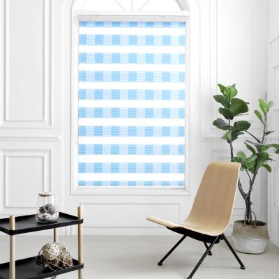 China Luxury Zebra Blinds New Products Modern Design Luxury Plain Blackout Zebra Horizontal Blinds For Home for sale