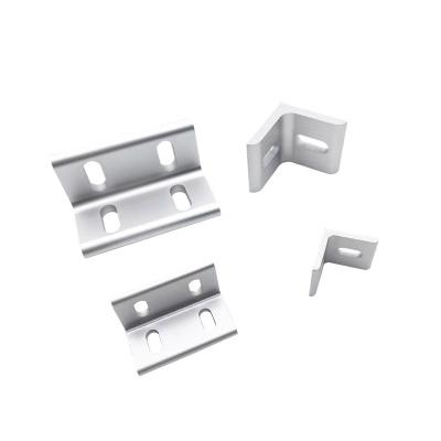 China 4040 4080 Aluminum Aluminum Profile Corner Parts 90 Degree Vertical Aluminum L Shaped Corner Brace Fixing Connecting Parts for sale