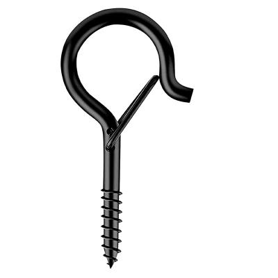 China General Black Nickel Carbon Steel Anti-fall Insurance Q-Type Sheep Eye Hook for sale