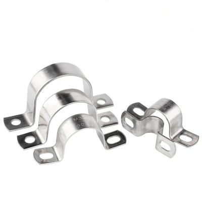 China Clamp Type U Ohm Fixture 304 Stainless Steel Thinkend Riding Map Tube Driving Clamp Circle for sale