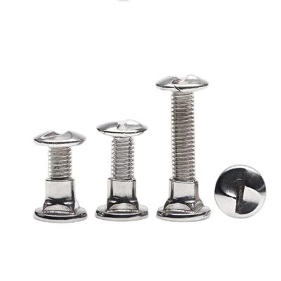 China Stainless Steel 201 anti-disassembly screw anti-disassembly screw special anti-theft nut s-shaped anti-theft screw aluminum slotted screw for sale