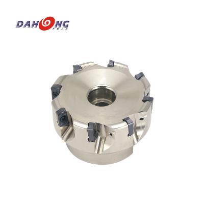 China 42CrMo DAHONG Face Mill Used Milling Cutter LNMU03 Inserts High Feed Indexable Cutter TXN03R063M160E08 for sale