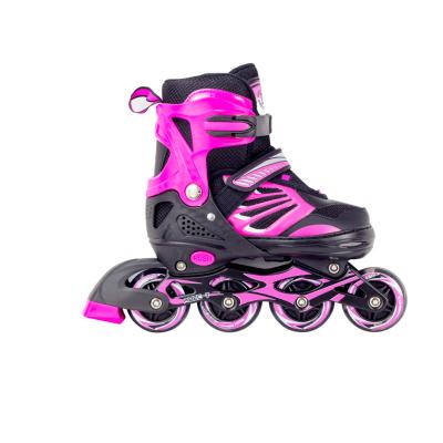 China Fashion\Wholesale Professional Comfortable\Durable PU Adjustable Built-in Quadruple Roller Skates Flashing Shoes for sale