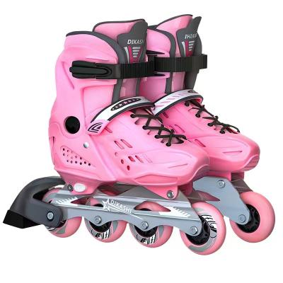 China Fashion\Integrated Skate Comfortable\Durable Professional Hard Freewheel Shell Adult Adjustable 4 Wheels PP+PU Inline Skate Wheels for sale