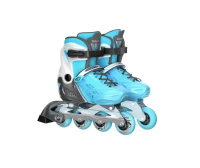 China Fashion \ 3 Hot Selling Comfortable \ Durable In 1 Built-in Skates Safety Beginners Children Gift Good Portable Adjustable Roller Pink for sale