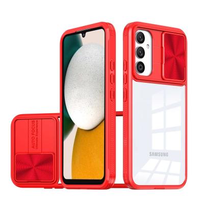 China Shockproof Cross-border for Samsung A34 phone case transparent charming nail push window frame drop-resistant Note12Pro protective case for sale