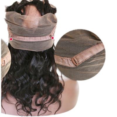 China Body Wave Indian/Brazilian/Peruvian/Malaysian Virgin Hair Body Wave Hair 360 Lace Frontal Closure for sale