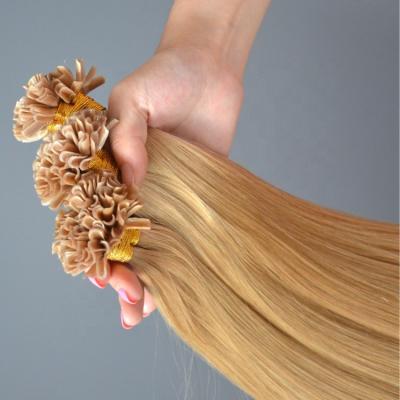 China Silky Straight Wave European/Indian/Brazilian/Russian Keratin Remi U Nail Tip Hair Extension Wholesale for sale