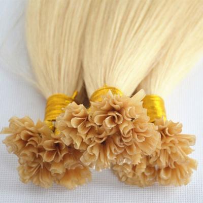 China Good Quality 100% Pulled Silky Straight Wave Keratin Double Tip Hair Extension Remy I Tip U Tip Vrigin Hair for sale