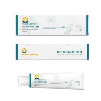 China OEM Antibacterial Factory Oral Toothpaste Best Whitening Mint Flavor Bamboo Charcoal Toothpaste OEM For Home Use for sale