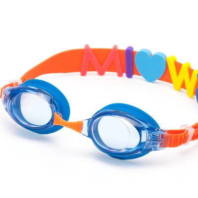 China Junior or kids kids swimming goggles waterproof and adjustable for kids for sale