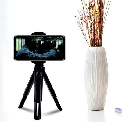 China 360 Degree Adjustable Rotating Portable Table Tripod Stand for Phone with Firm Clamp and Non-slip Feet for sale