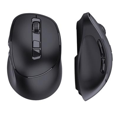 China 2.4G and BT Business Style USB Computer Laptop Computer Portable Rechargeable 1000/1600/2400/4200 DPI Switchable Wireless Mouse for sale