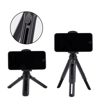 China Mobile Phone Adjustable Extendable Tripod Mount On Desktop 360 Degree Swivel Phone Handle Angel Adjustment Free for sale