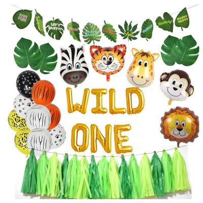 China A RUI YI Hawaii Beach Jungle Theme Disposable Animal Party Supplies Eco-Friendly for sale