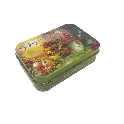 China Food/Gifts Packaging Hot Sale Food Grade Can Rectangle Metal Tin Box Chocolate Tin Box Christmas Tin Box For Gift Candy Cookie Package for sale