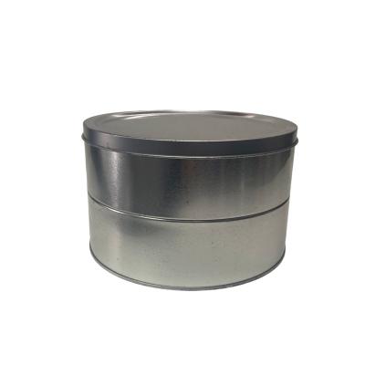 China Food/Gift Wrapping Christmas Round Tin Gift Tin Box Custom Tin Boxes Metal Tins Cookie Lunch Box for sale