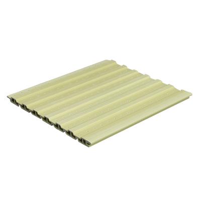 China Contemporary Indoor Decor Wood Plant Plastic Composite Cladding Cladding WPC Fluted Wall Panel PVC Interior Wall Panel for sale