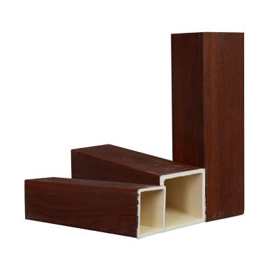 China Contemporary Eco-friendly Wholesale Price 100*50mm Square WPC Cavity Factory Square Hollow Timber Tube For Sale for sale