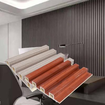 China Factory Price Contemporary Custom Interior Decorative Wood Cladding WPC Plastic Composite Wall Panel For Sale for sale