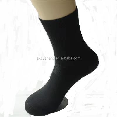 China Promotional Wholesale QUICK DRY Soft Work Pure Antibacterial Anti-odor Business Dress Unisex Adult Men's Bamboo Custom Color Bamboo Socks for sale