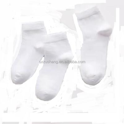 China Kids Sport Socks Spring Autumn Summer Cotton Casual White Kids School Socks For Girls Boys Sport Students Baby 2-14 Years Old for sale