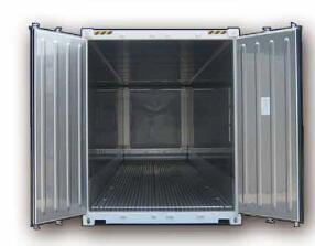 China Movable Commercial Walk In Refrigerator 40ft Mgss Reefer Container  67.9m3 Capacity for sale