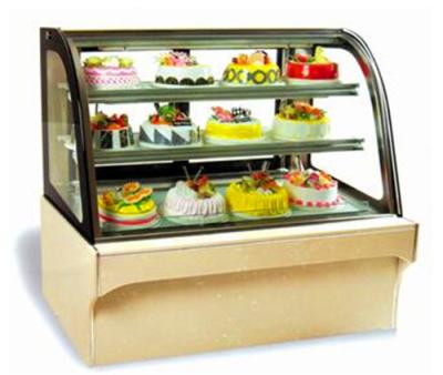 China Commercial Refrigerated Display Unit , Food Display Fridge With Defrost System for sale