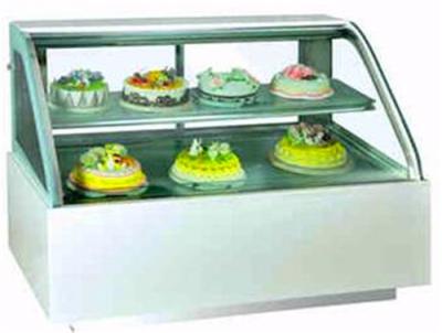 China Luxury Style Food Showcase Refrigerator Display Chiller With Glass Sliding Door for sale