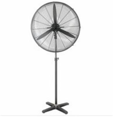 China Metallic Industrial Electric Stand Fan With 3 Levels Speeds , 205 M3/Min Air Flow for sale