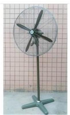 China 160 W Electric Stand Fan , Industrial Pedestal Fan With 4 Aluminum Blades for sale