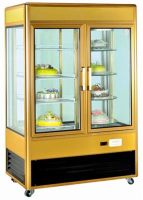 China High Transparency Bakery Display Refrigerator , 2 Door Restaurant Display Freezers for sale