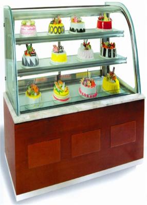 China Low Noise Food Showcase Refrigerator For Countertop Bakery Display Case for sale