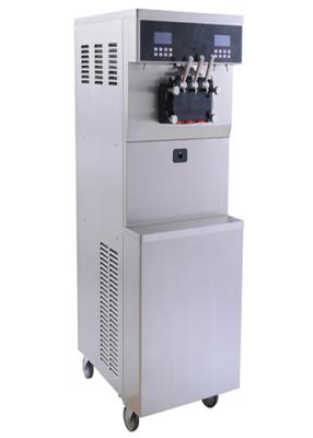 China Commercial Soft Serve Ice Cream Machine With Mix Low Warning Protection for sale