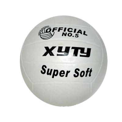 China New Design Sports Ball Gifts Training Match White Rubber Volleyball for sale