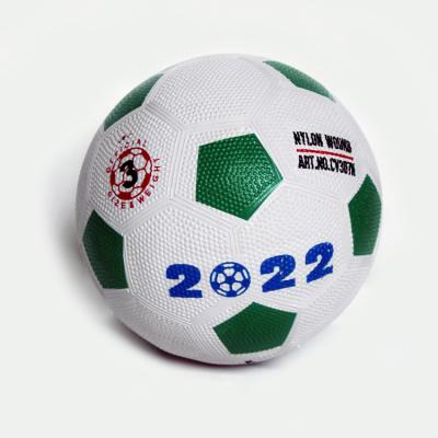 China Sports Outdoors Sports Price Cheap Durable Rubber Soccer Custom Rubber Soccer Ball for sale