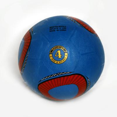 China Sports Good Quality Cheap Price Customized Logo And Print Size 4 Street Outdoor Rubber Soccer Ball Inflated Grain for sale