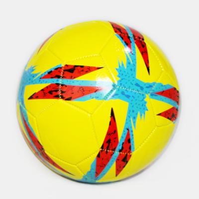 China Sports Soccer Ball Machine Stitched PVC Football Rubber Bladder Customized Soccer Ball Normal Training for sale