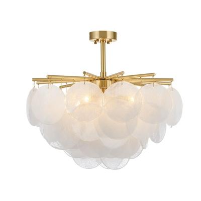 China Modern Classic Luxury Art Glass Crystal Chandelier Bedroom Led Household Pendant Light Contemporary Creative Dining Room Lamp Bedroom for sale