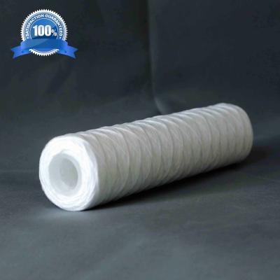 China Hotel 1 Micron PP Sediment Water Filter Cartridge String Coiled Filter Cartridge for sale