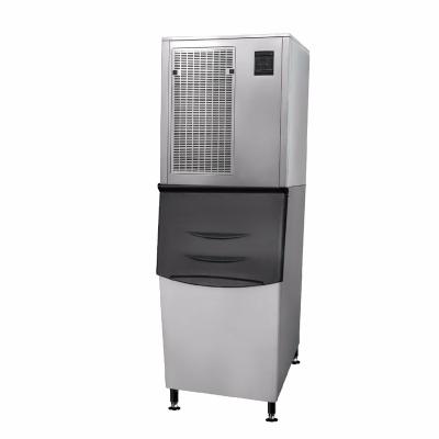 China OEM Commercial Industrial Large Capacity Air Cooler Moon Shape Crescent Snow Slice Ice Making Machine for Cold Drinks for sale